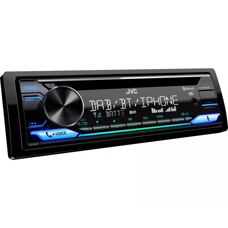 JVC KD-DB922BT Juodas 200 W Bluetooth
