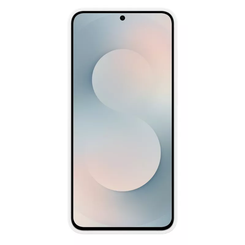 Samsung Silicone dėklas skirtas Galaxy S25 FE, Dėklas, Samsung, Galaxy S25 FE, 17 cm (6,7 colio), Balta