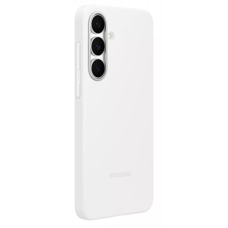 Samsung Silicone dėklas skirtas Galaxy S25 FE, Dėklas, Samsung, Galaxy S25 FE, 17 cm (6,7 colio), Balta