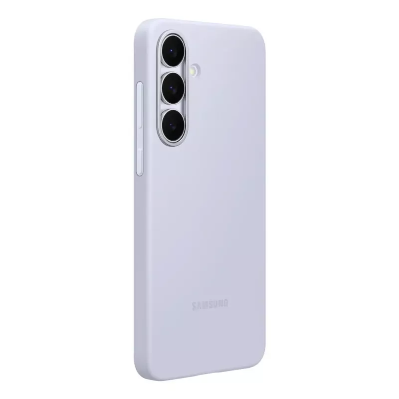 Silikoninis dėklas Samsung Galaxy S25 FE – Šviesiai mėlynas, 6,7 colio ekranui, vidinė mikropluošto pamušalas