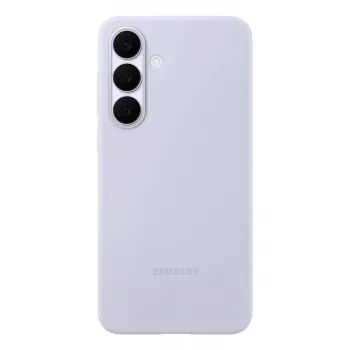 Silikoninis dėklas Samsung Galaxy S25 FE – Šviesiai mėlynas, 6,7 colio ekranui, vidinė mikropluošto pamušalas
