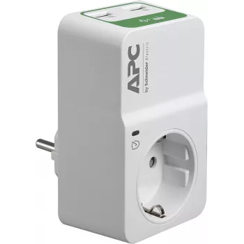 APC PM1WU2-GR apsauga nuo viršįtampių Balta 1 AC lizdas(ai) 230 V
