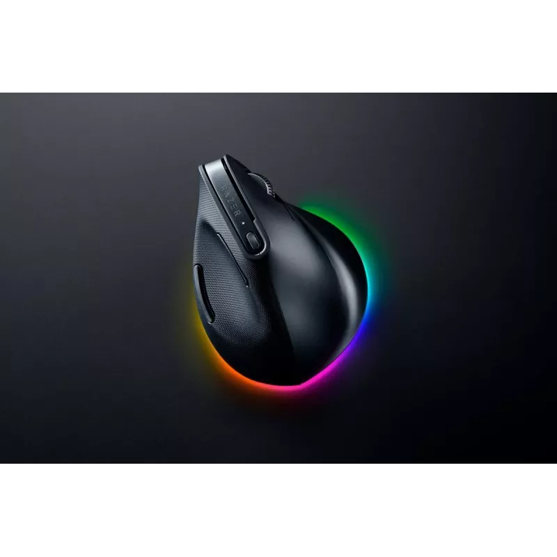 RAZER Pro Click V2 vertikali pelė belaidė / laidinė juoda