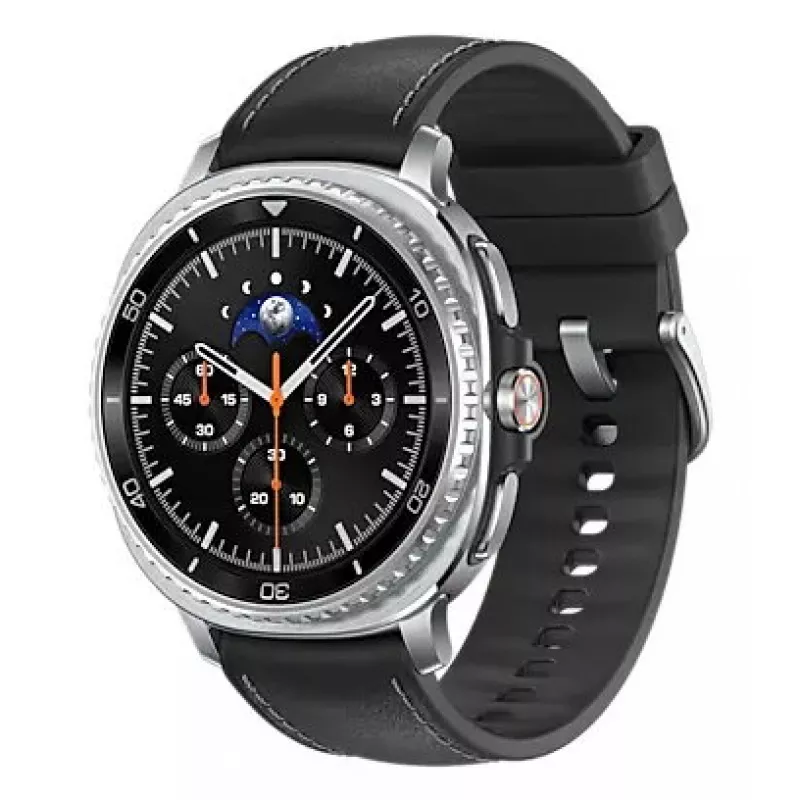 Samsung Galaxy Watch 8 Classic 3.3 cm (1.3 inch) AMOLED 46 mm Digital 438 x 438 pixels Touchscreen Silver Wi-Fi GPS (satellite)