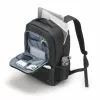 DICOTA Eco Backpack Plus Base - 13-15.6in Nešiojamojo kompiuterio dėklas - Juoda / 300d Rpet Poliesteris