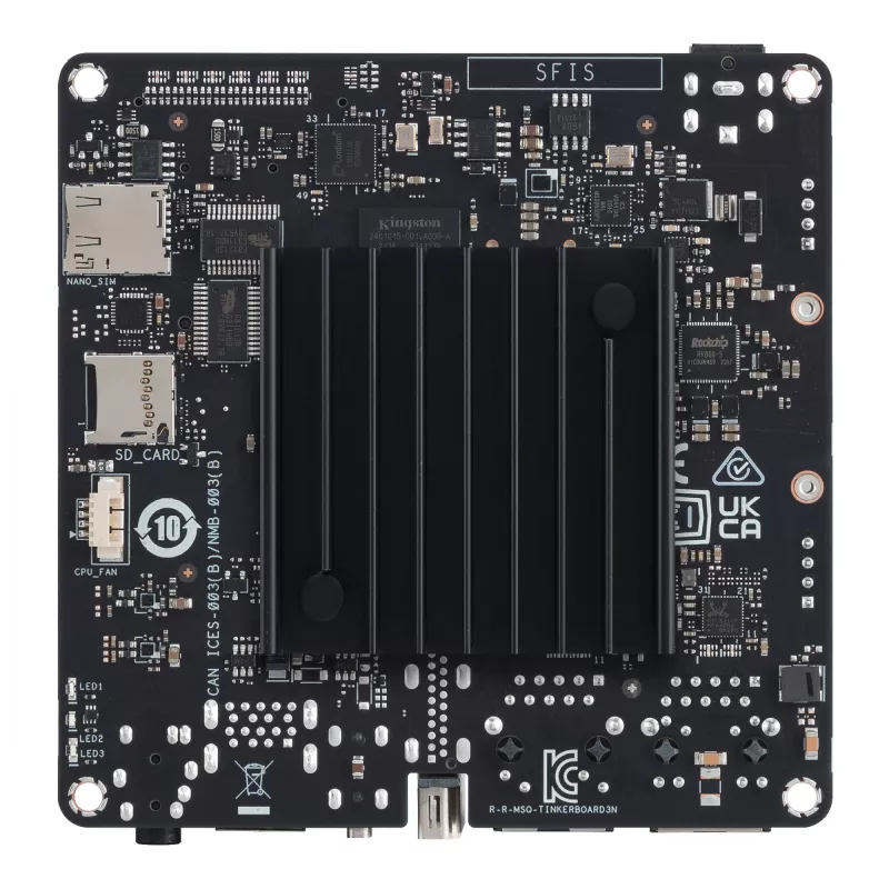ASUS Tinker Board 3N plėtotės plokštė Rockchip RK3568