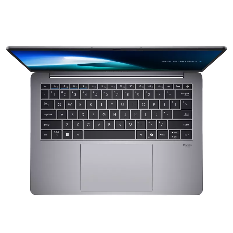 ASUS ExpertBook P5 P5405CSA-NZ0915X Intel Core Ultra 5 226V nešiojamasis kompiuteris 35,6 cm (14 colių) WQXGA 16 GB LPDDR5x-SDRAM 512 GB SSD Wi-Fi 7 (802.11be) Windows 11 Pro vokiška pilka