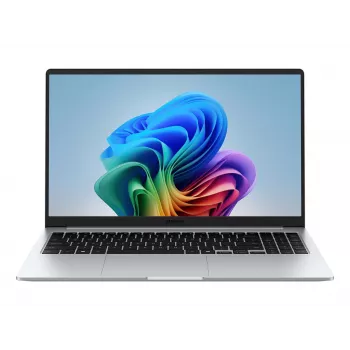 Samsung Galaxy Book5 NP754XHD-KD2DE nešiojamasis kompiuteris Intel Core Ultra 5 226V 39.6 cm (15.6 colių) Full HD 32 GB LPDDR5x-SDRAM 512 GB SSD Wi-Fi 7 (802.11be) Windows 11 Pro vokiečių Sidabrinis