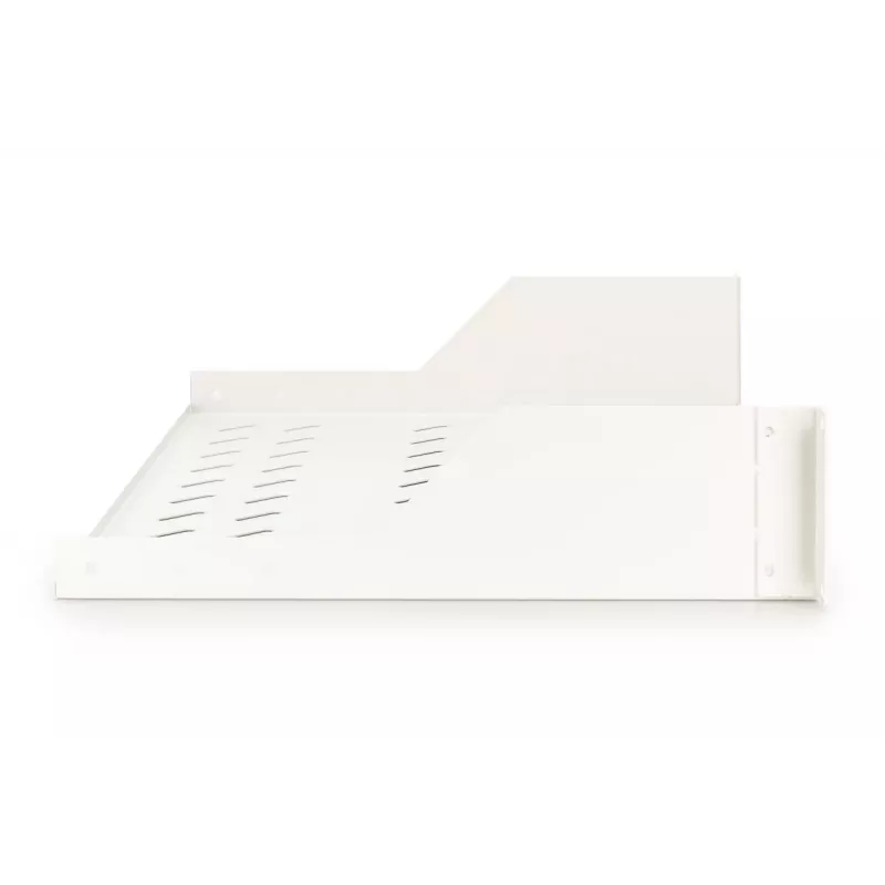 DIGITUS 2U stovo tvirtinimo fiksuota ventiliuojama lentyna, spalva pilka (RAL 7035), iki 25 kg, 85x483x350 mm