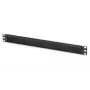 DIGITUS 1U kabelių šepečio valdymo skydelis 44x483x11 mm, šepečio dydis 27x423 mm, spalva juoda (RAL 9005)