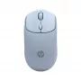 HP 400 Quiet Blue Wireless Mouse, Ambidextrous, RF Wireless + Bluetooth, 6000 DPI, Blue