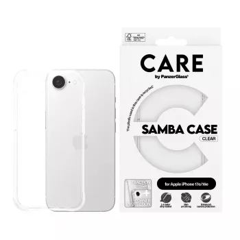 Cover PanzerGlass CARE by madingas dėklas Samba Transparent iPhone 16e