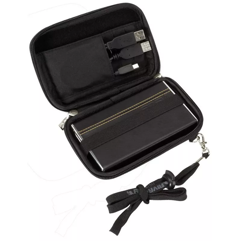 Korpusas Rivacase 9101 10,9 cm (4,3 colio) juodos spalvos poliesteris