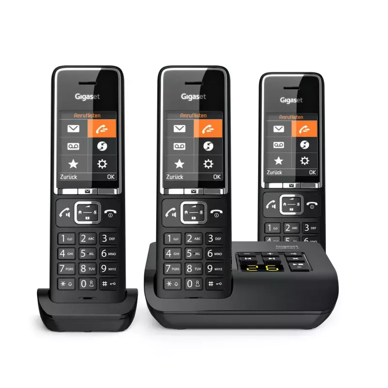 Analoginis telefonas Gigaset COMFORT 550A belaidis ragelis, skambintojo ID