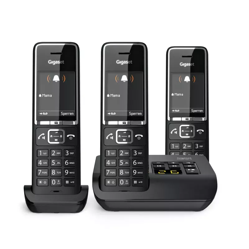 Analoginis telefonas Gigaset COMFORT 550A belaidis ragelis, skambintojo ID