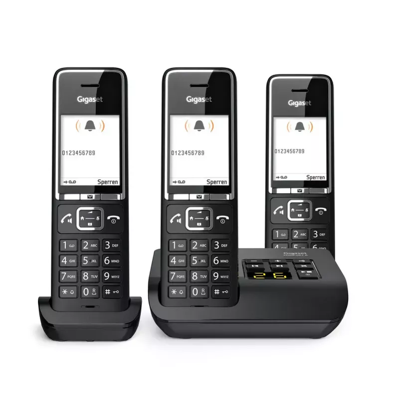 Analoginis telefonas Gigaset COMFORT 550A belaidis ragelis, skambintojo ID