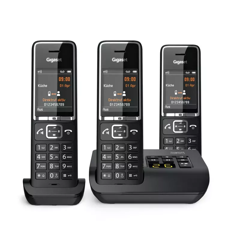 Analoginis telefonas Gigaset COMFORT 550A belaidis ragelis, skambintojo ID