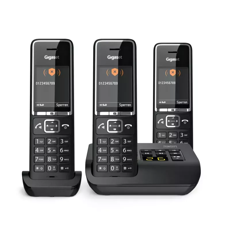 Analoginis telefonas Gigaset COMFORT 550A belaidis ragelis, skambintojo ID