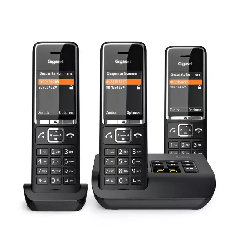 Analoginis telefonas Gigaset COMFORT 550A belaidis ragelis, skambintojo ID