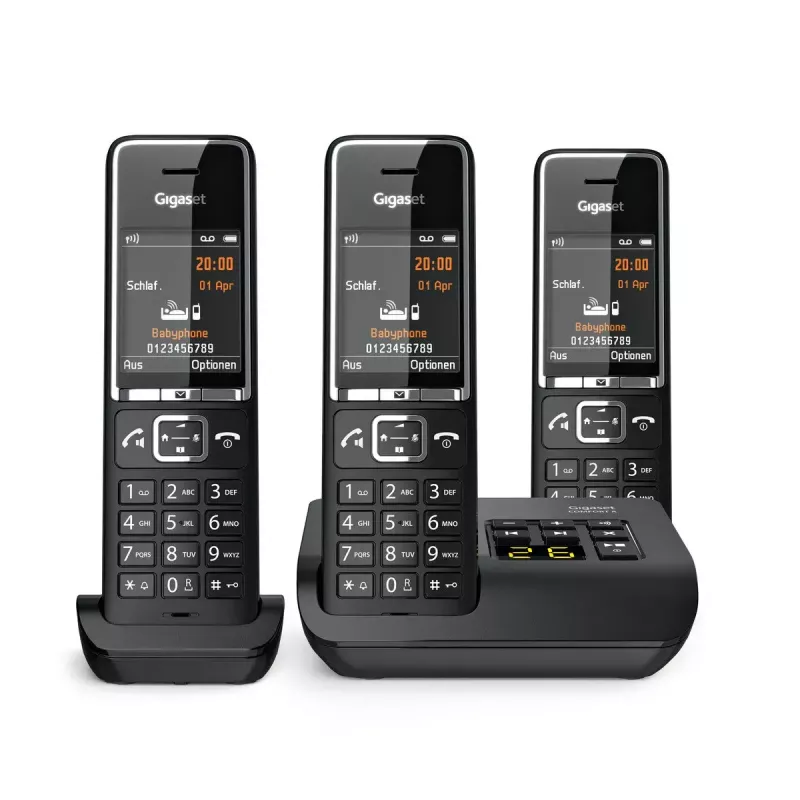 Analoginis telefonas Gigaset COMFORT 550A belaidis ragelis, skambintojo ID