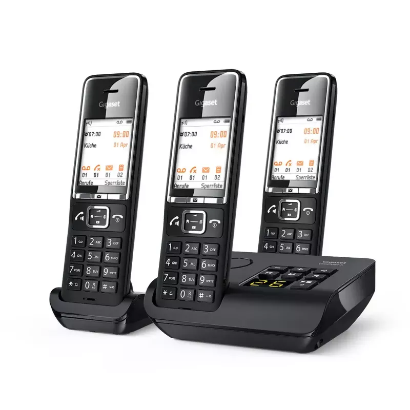 Analoginis telefonas Gigaset COMFORT 550A belaidis ragelis, skambintojo ID