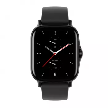 Amazfit GTS 2 4.19 cm (1.65 colio) AMOLED 43 mm Skaitmeninis 348 x 442 pikselių Liečiamas ekranas Juoda Wi-Fi GPS (palydovas)