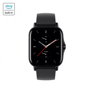Amazfit GTS 2 4.19 cm (1.65 colio) AMOLED 43 mm Skaitmeninis 348 x 442 pikselių Liečiamas ekranas Juoda Wi-Fi GPS (palydovas)