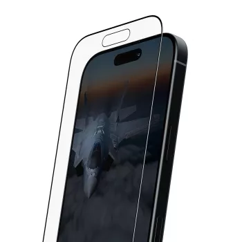 PanzerGlass ® Stealth ekrano apsauga iPhone 17 | iPhone 16 Pro | Ultra-Wide Fit su FASTFIT IN-A-BOX
