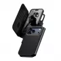 Apsauginis dviejų viename piniginės dangtelis PanzerGlass CARE Feature Case Tango su MagSafe, skirtas iPhone 17 Pro Max, juodas