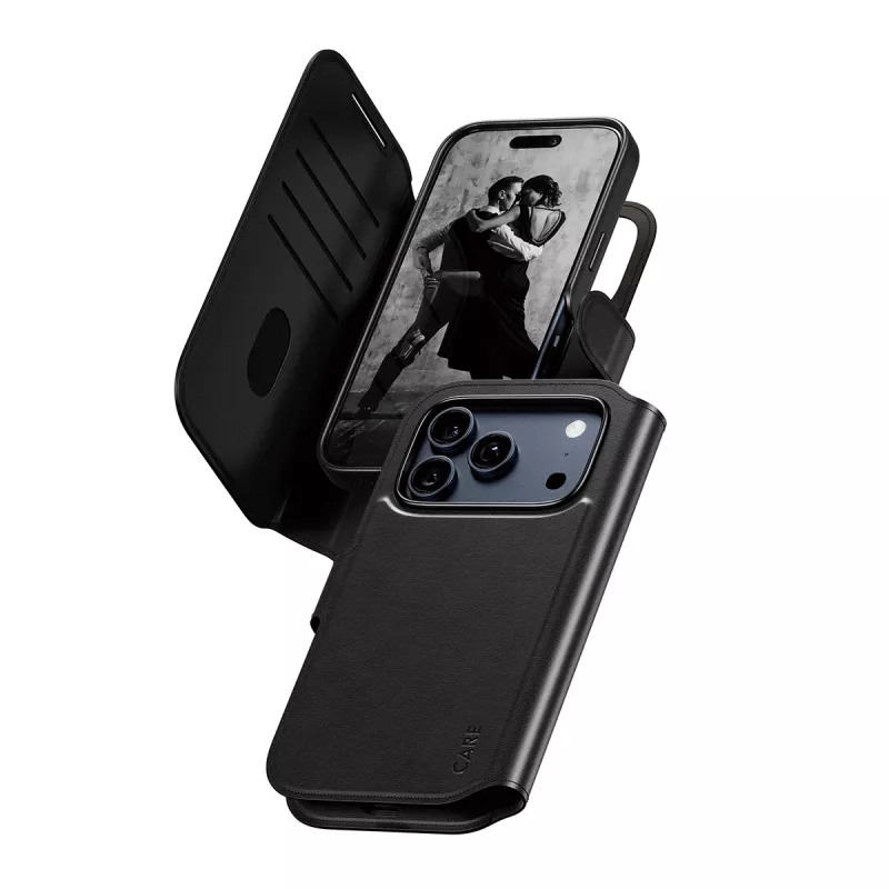 PanzerGlass CARE™ by ® Tango 2-in-1 piniginės dėklas su MagSafe, skirtas iPhone 17 Pro