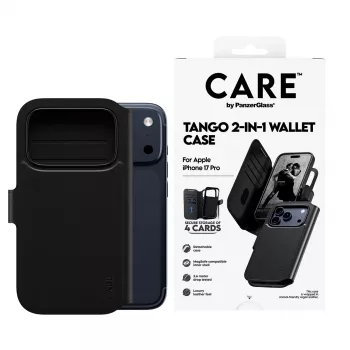 PanzerGlass CARE™ by ® Tango 2-in-1 piniginės dėklas su MagSafe, skirtas iPhone 17 Pro