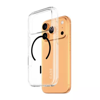 PanzerGlass CARE™ by ® Urban Explorer dėklas permatomas su juodu MagSafe „iPhone 17 Pro“