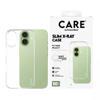 Telefono dėklas PanzerGlass madingas dėklas Transparent X-Ray Soft Basic, skirtas iPhone 17