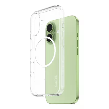 PanzerGlass CARE™ by ® Urban Explorer Dėklas Skaidrus su Balta MagSafe iPhone 17