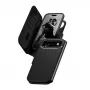 Piniginės dangtelio dėklas PanzerGlass CARE Tango 2-in-1 su MagSafe, skirtas iPhone Air — juodas