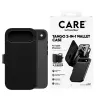 Piniginės dangtelio dėklas PanzerGlass CARE Tango 2-in-1 su MagSafe, skirtas iPhone Air — juodas