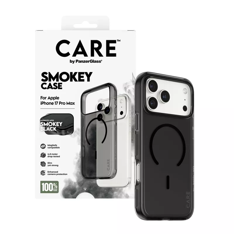 PanzerGlass CARE™ by ® Urban Explorer Case Smokey w. Juoda MagSafe iPhone 17 Pro Max