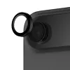 Fotoaparato objektyvo apsauginis stiklas PanzerGlass Hoops, skirtas iPhone Air — grūdintas stiklas, juodas, atsparus įbrėžimams ir smūgiams