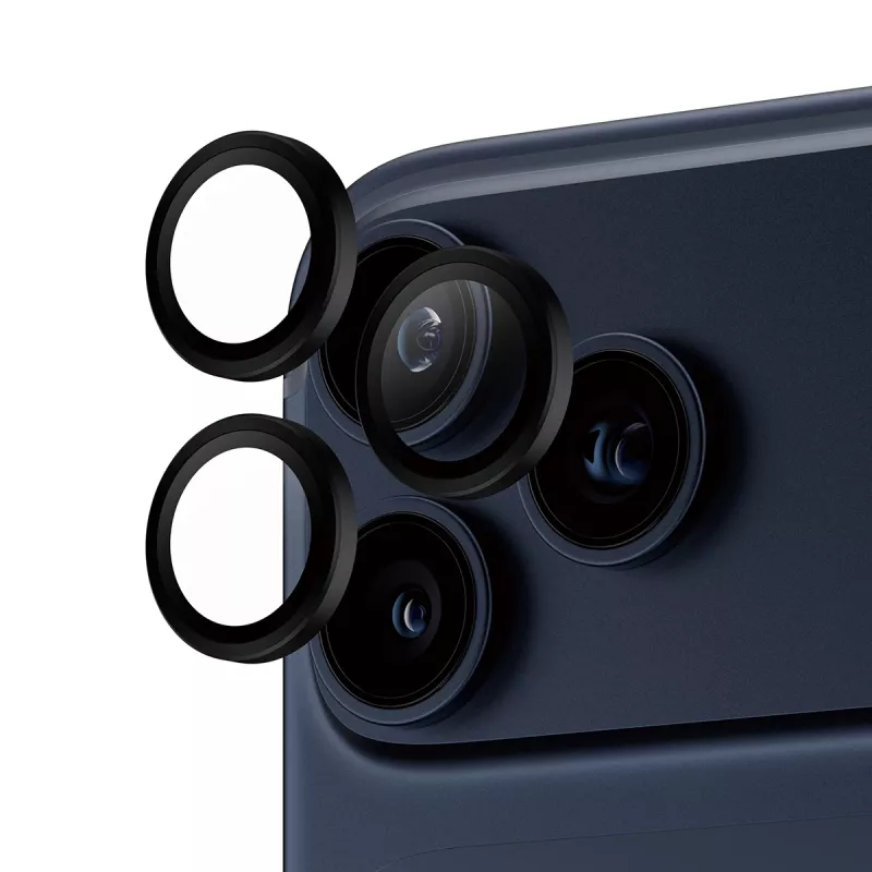 PanzerGlass ® Hoops® Camera Lens Protector Black iPhone 17 Pro | iPhone 17 Pro Max | iPhone 16 Pro | 16 Pro Max
