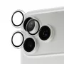 Fotoaparato objektyvo apsauga PanzerGlass Hoops Skaidri, skirta iPhone 17 Pro / 17 Pro Max / 16 Pro / 16 Pro Max, grūdintas stiklas, silikonas, 1 vnt.