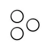 Fotoaparato objektyvo apsauga PanzerGlass Hoops Skaidri, skirta iPhone 17 Pro / 17 Pro Max / 16 Pro / 16 Pro Max, grūdintas stiklas, silikonas, 1 vnt.