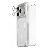 Ekrano apsaugos rinkinys PanzerGlass CARE 3-in-1 Flagship Explorer, skirtas iPhone 17 Pro — grūdintas stiklas, PET, silikonas, skaidrus