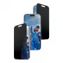 Privatumo ekrano apsauga PanzerGlass, skirta iPhone 17 / iPhone 16 Pro — itin platus pritaikymas, grūdintas stiklas + PET, FASTFIT