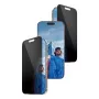 Ekrano apsauga PanzerGlass 2-Way Privacy, skirta iPhone 17 Pro — Ultra-Wide Fit, grūdintas stiklas, privatumo filtras, FASTFIT