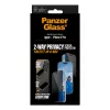 Ekrano apsauga PanzerGlass 2-Way Privacy, skirta iPhone 17 Pro — Ultra-Wide Fit, grūdintas stiklas, privatumo filtras, FASTFIT