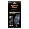 Stiklo apsauga PanzerGlass 2-Way Privacy skirtas iPhone 17 Pro Max — Grūdintas stiklas, itin platus pritaikymas, FASTFIT