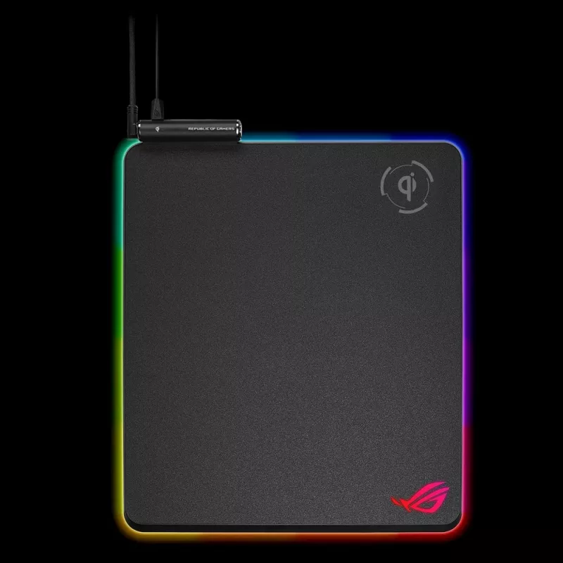 ASUS ROG Balteus Qi žaidimų pelės kilimėlis juodas