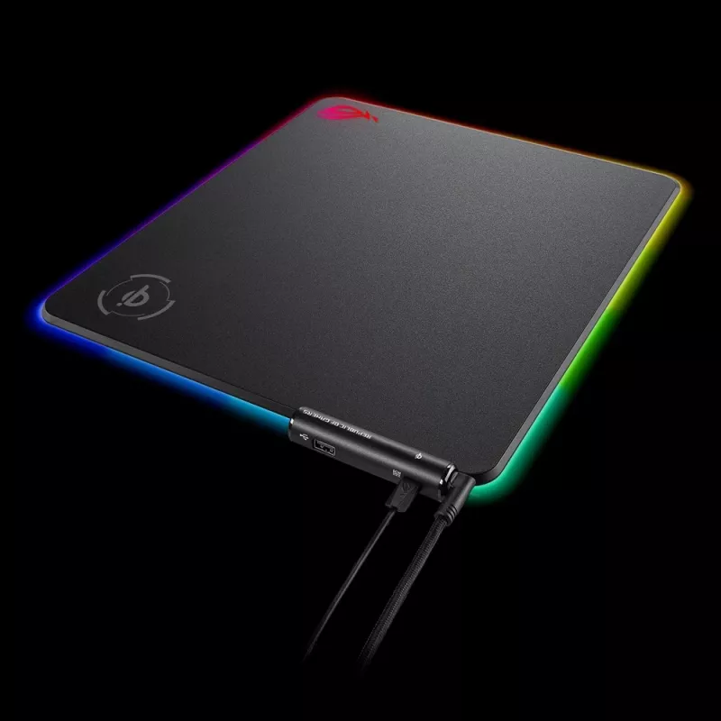 ASUS ROG Balteus Qi žaidimų pelės kilimėlis juodas