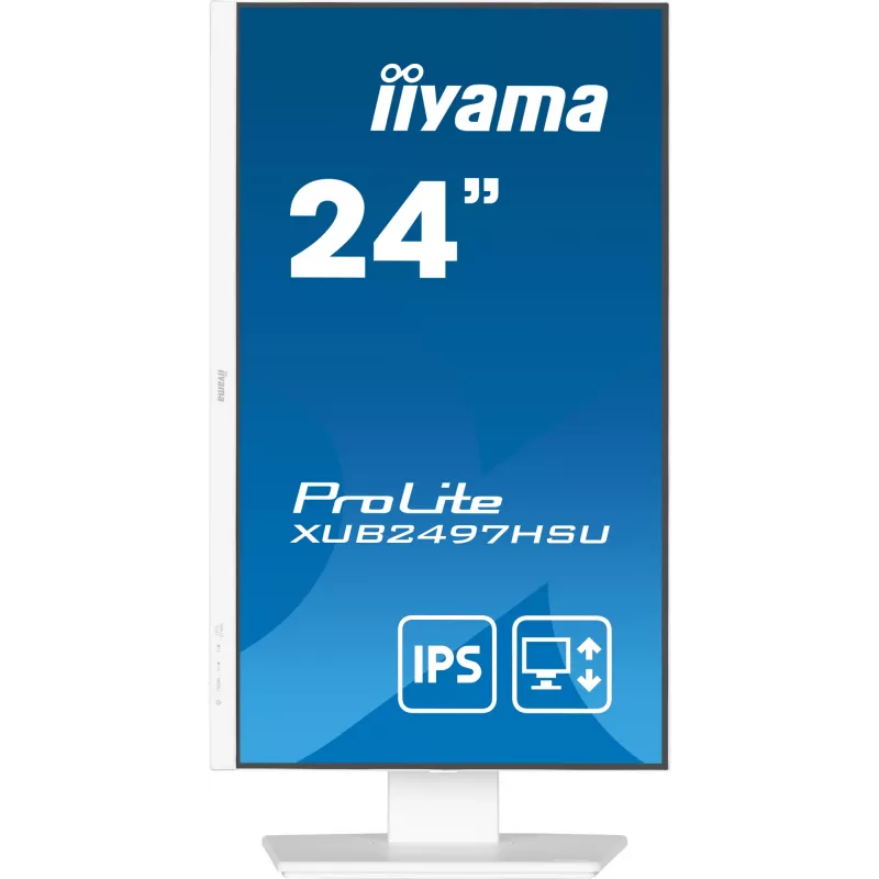 iiyama ProLite XUB2497HSU-W2 kompiuterio monitorius 60,5 cm (23,8 colio) 1920 x 1080 pikselių Full HD LED Baltas