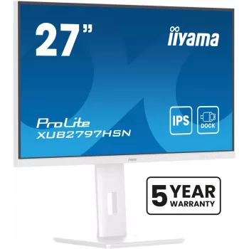iiyama ProLite XUB2797HSN-W2 kompiuterio monitorius 68,6 cm (27 colių) 1920 x 1080 pikselių Full HD LED Baltas